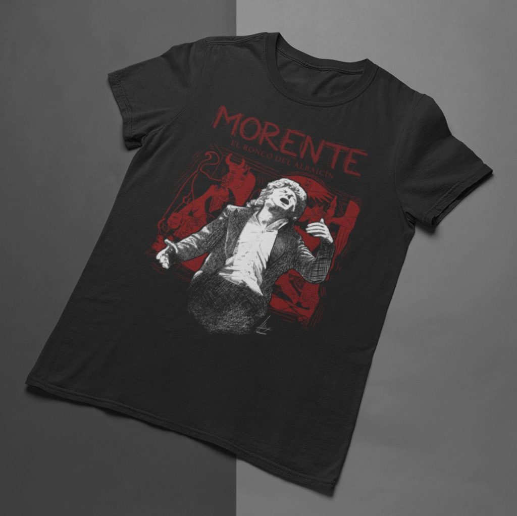 Camiseta morente negra