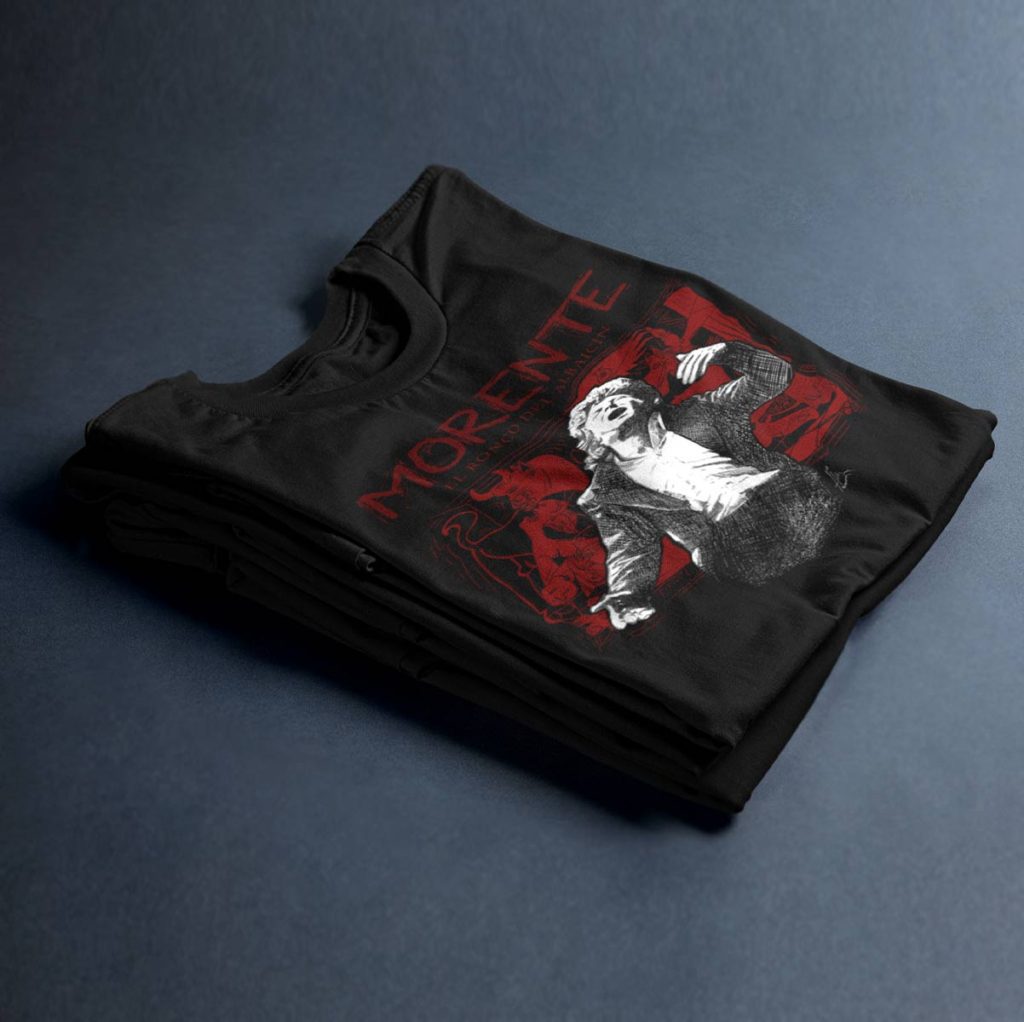 Camiseta morente negra